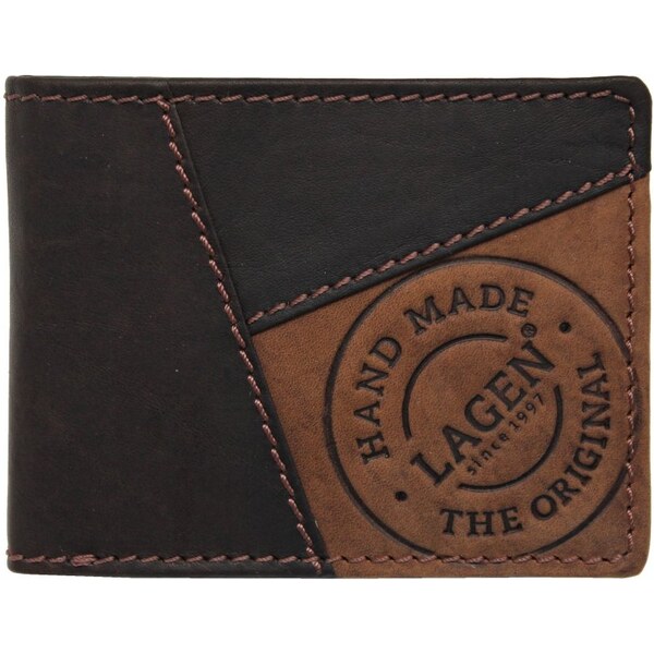Lagen Pánska kožená peňaženka 251148 hnedá 35335564