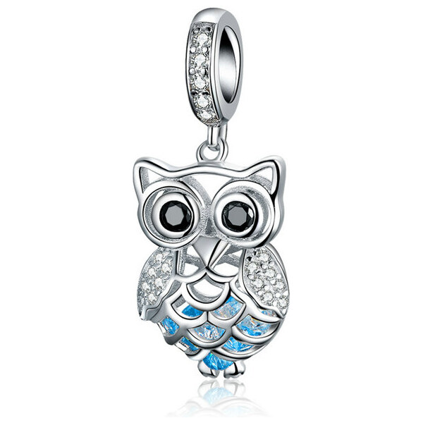 Emporial strieborný prívesok Pôvabná sova 24464478