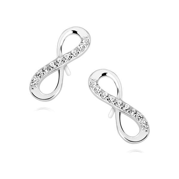 Olivie Strieborné náušnice NEKONEČNO 9959 66795351