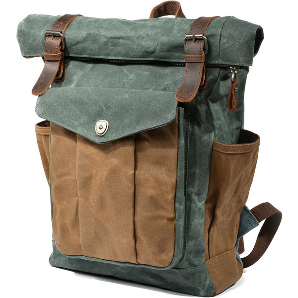 Glara Platený retro batoh s vreckami 28242389