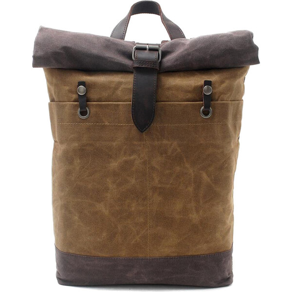 Glara Priestorný rolovací retro batoh 28823367