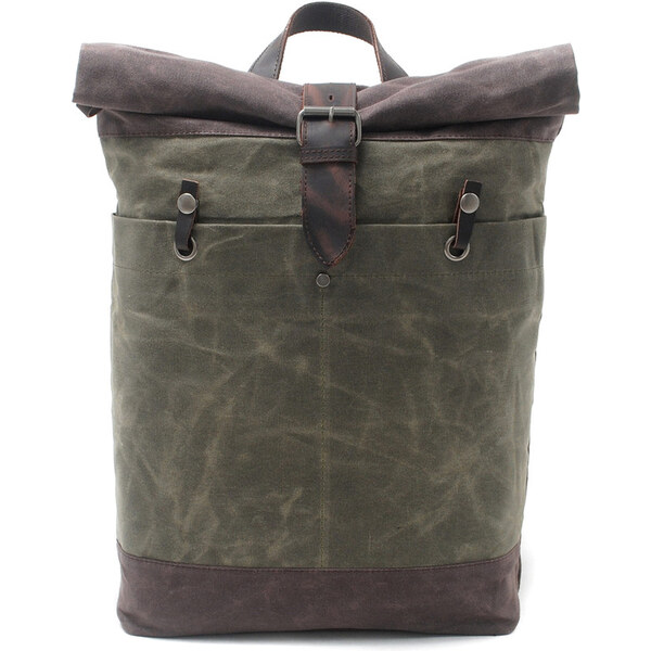 Glara Priestorný rolovací retro batoh 28823368