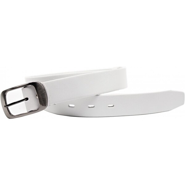 Penny Belts Dámsky kožený opasok 219000 biely 37689418