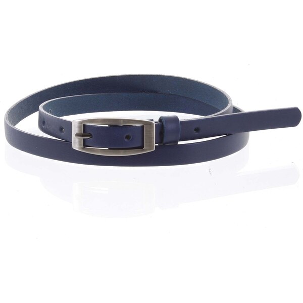 Penny Belts Dámsky kožený opasok modrý - PB Zion 95 modrá 63815819