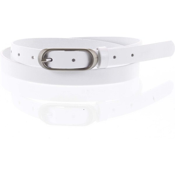 Penny Belts Dámsky kožený opasok biely - PB Elko 100 biela 52567000