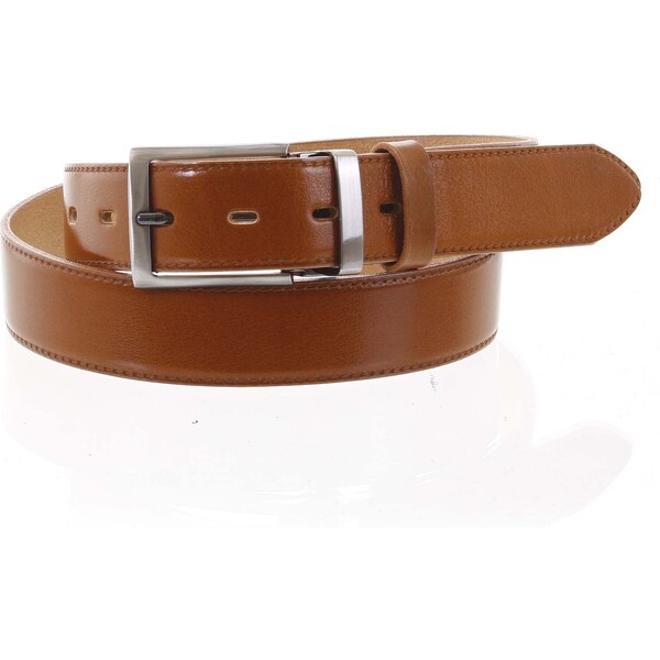 Penny Belts Pánsky kožený opasok oblekový koňakový - PB Reph 95 koňak 48898667