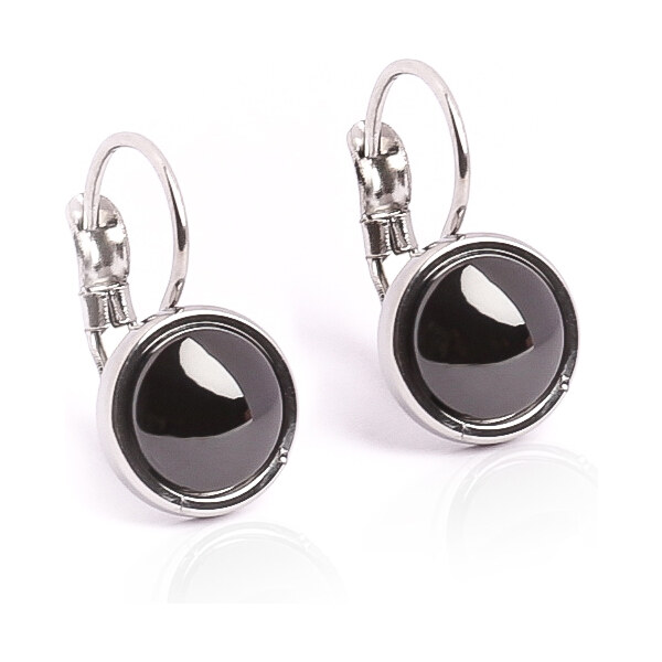 BM Jewellery Náušnice keramické kruhy 1,4 cm BLACK&WHITE S701120 10997521