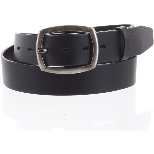 Penny Belts Dámsky kožený opasok čierny - PB Spain 90 čierna 46569740