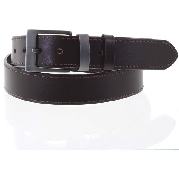Penny Belts Pánsky kožený opasok jeansový hnedý - PB Mene 115 hnedá 10849059