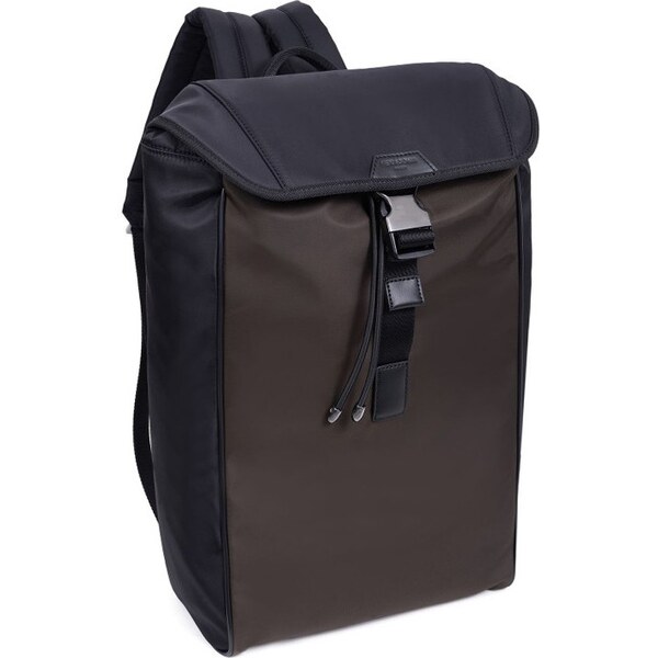 Moderní pánský batoh Hexagona Citizen - černo-hnědá 48227755