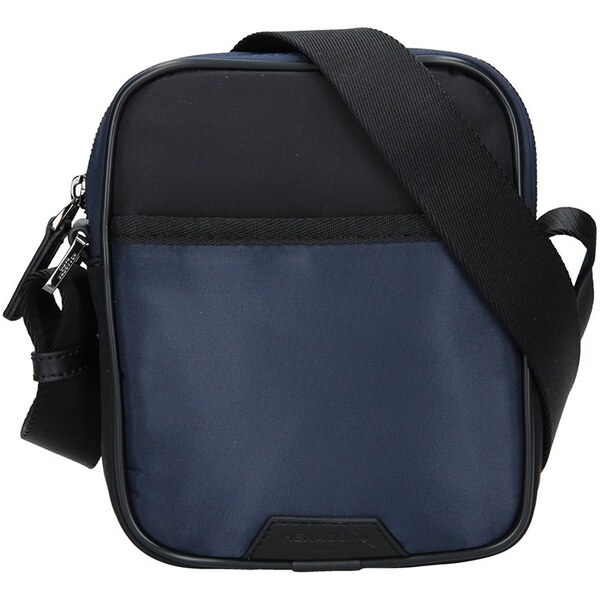 Pánska taška cez rameno Hexagona Bergh - čierno-modrá 48227752