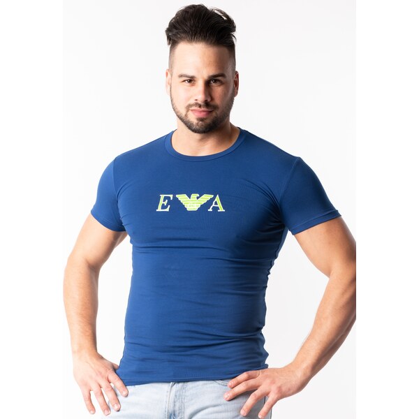 Pánske tričko 111035 9P523 modrá - Emporio Armani 18597773