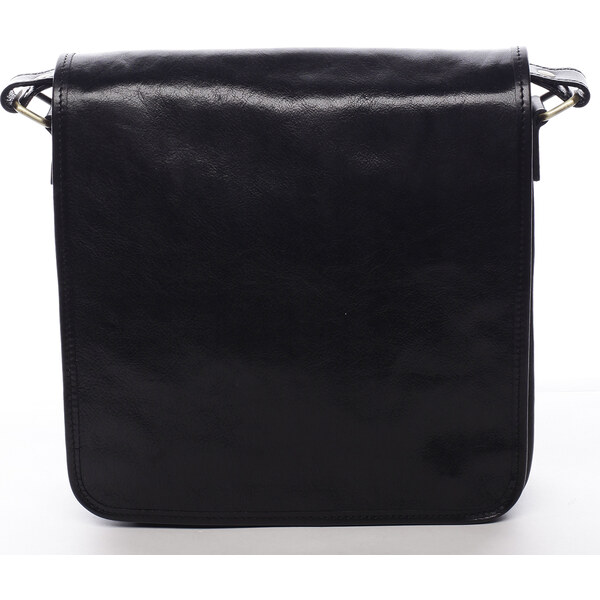 Delami Vera Pelle Kožená crossbody taška čierna - Delami Mason čierna 49306768