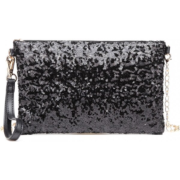 Konofactory Čierna spoločenská kabelka s extra retiazkou „Donna“ 59534171