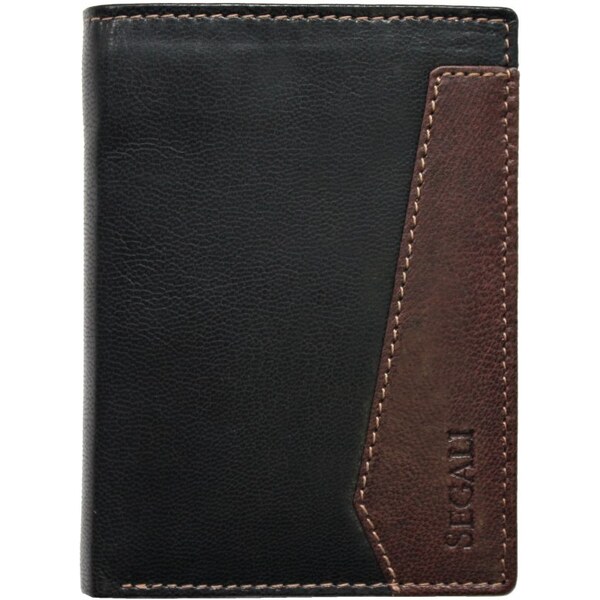 SEGALI Pánska kožená peňaženka SG-27103 RFID čierna 46835399
