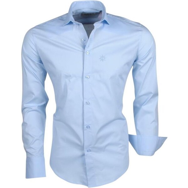 Bledomodrá pánska košeľa Ferlucci 11304742