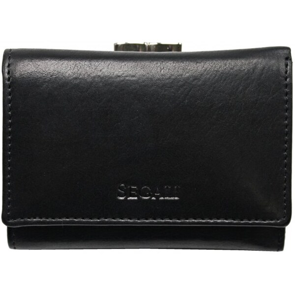 SEGALI Dámska kožená peňaženka SG-2870 čierna 35335706