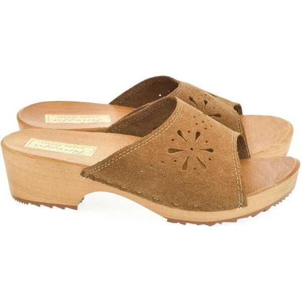 JOHN-C Dámske hnedé dreváky ALFA 33859386