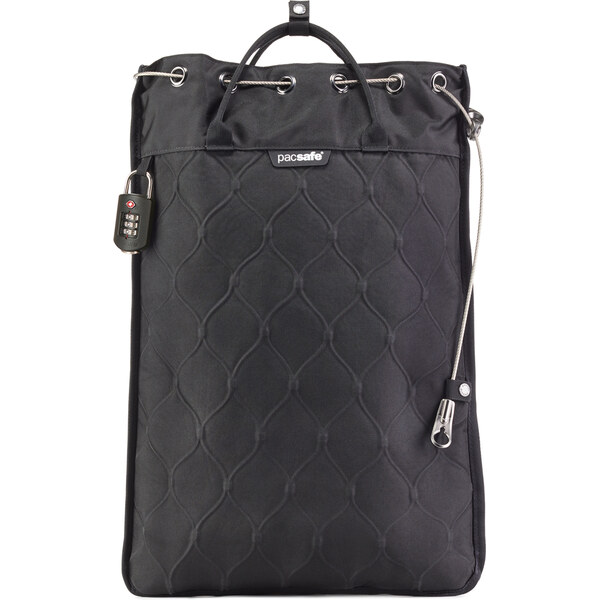 PACSAFE taška TRAVELSAFE 12L GII black 62701445