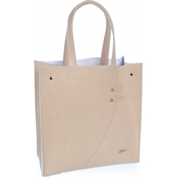 Ružová moderná dámska kabelka GROSSO 11544472