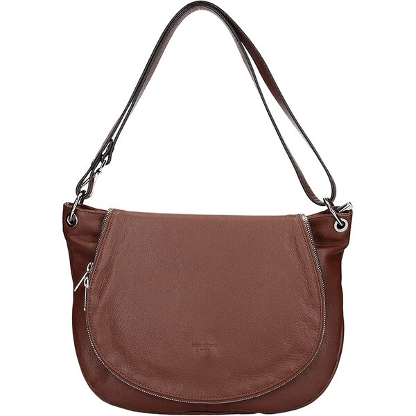 Dámska kožená kabelka Hexagona Viktoria - hnedá 48227855