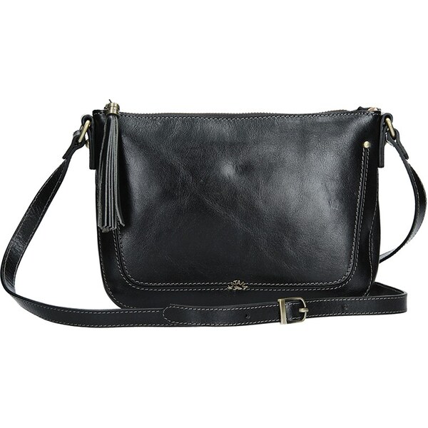Kožená dámska crosbody kabelka Katana Rena - čierna 24847469