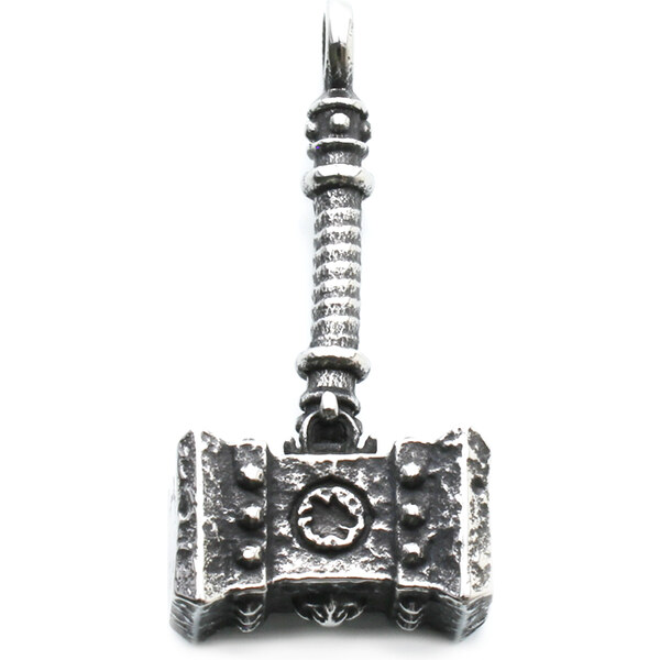 BM Jewellery Prívesok Thórovho kladivo z chirurgickej ocele S756080 11742208