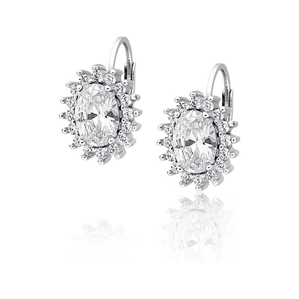 Olivie Strieborné náušnice so zirkónmi 2644 14271527