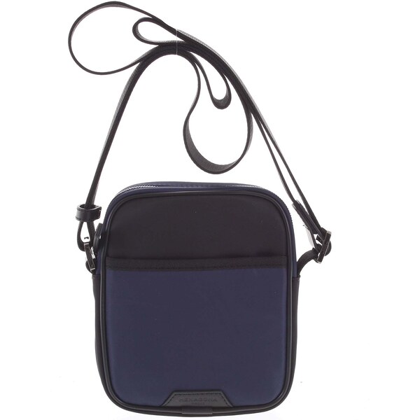 Malá pánska crossbody taška modro čierna - Hexagona Arga modrá 56864095