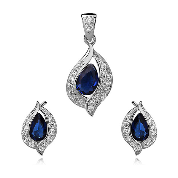 Olivie Sada strieborných šperkov LUNA ZAFÍR 2670 14271546