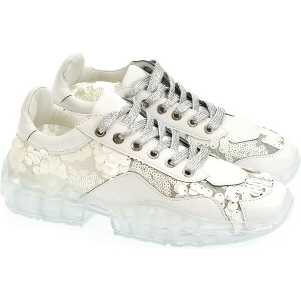 JOHN-C Dámske biele tenisky KISHA 11721246