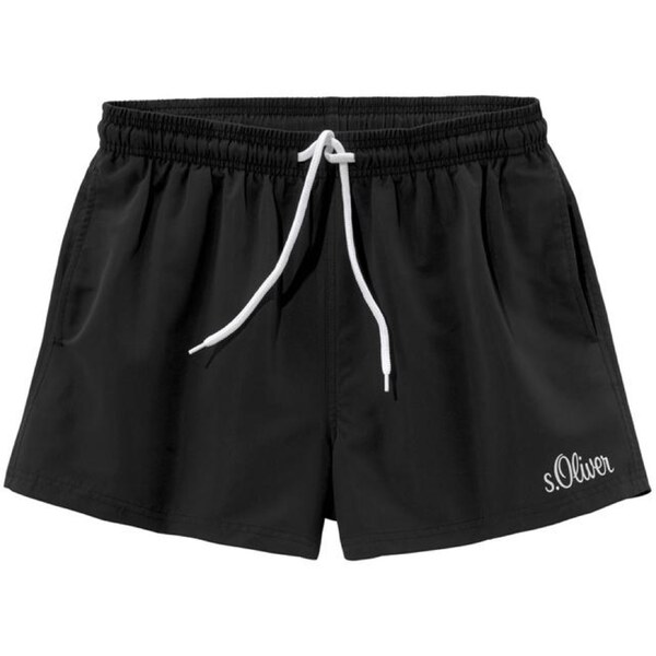 s.Oliver Plavecké šortky čierna / biela 54222242