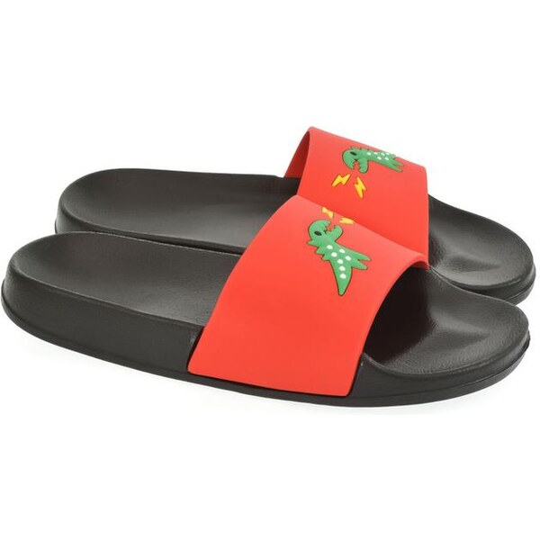 JOHN-C Detské červené šľapky DINO 11815904