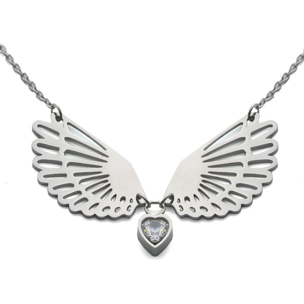 BM Jewellery Dámsky náhrdelník s príveskom krídla S722090 11258691