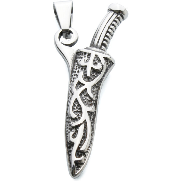 BM Jewellery Prívesok dýka z chirurgickej ocele S760080 11742212