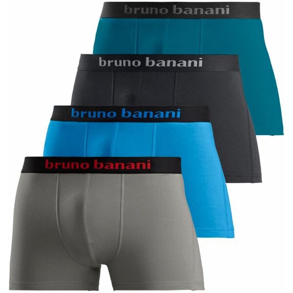 Bruno Banani Boxerky tyrkysová / dymovo šedá / petrolejová / čierna 54222354