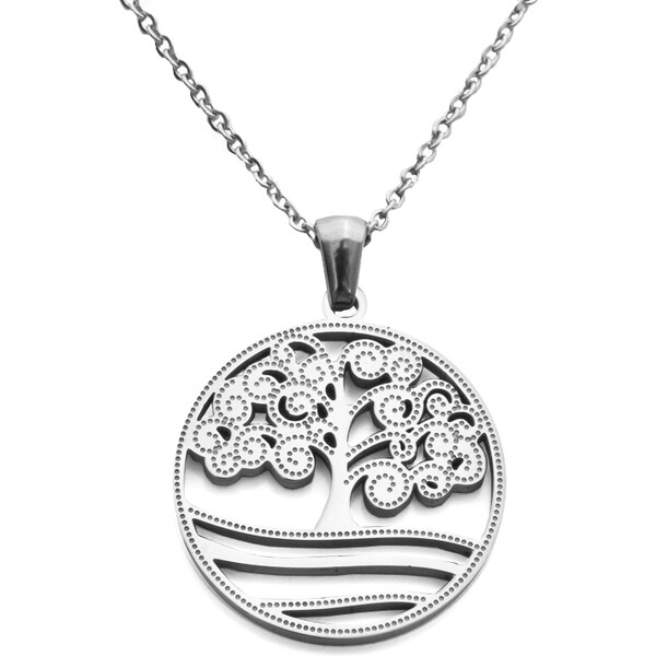 BM Jewellery Náhrdelník strom života z chirurgickej ocele S792070 11943666