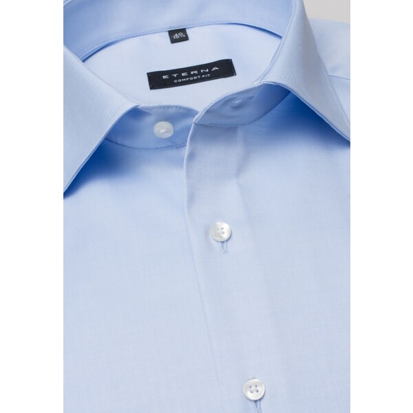 ETERNA Comfort Fit modrá niepriesvitná košeľa dlhý rukáv Non Iron 13336457