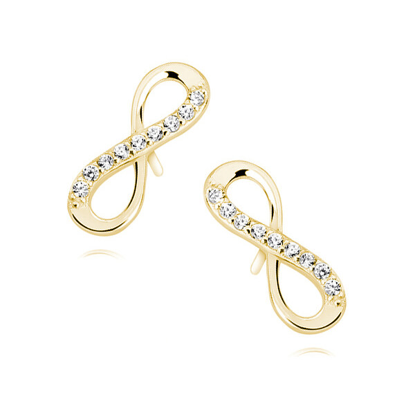 Olivie Strieborné náušnice NEKONEČNO GOLD 9960 66795352