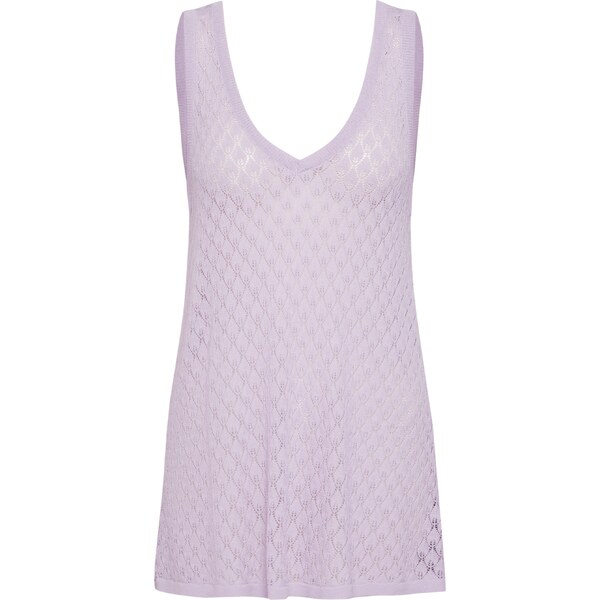 EDITED Vyšívaný top Claudine svetlofialová 65966209