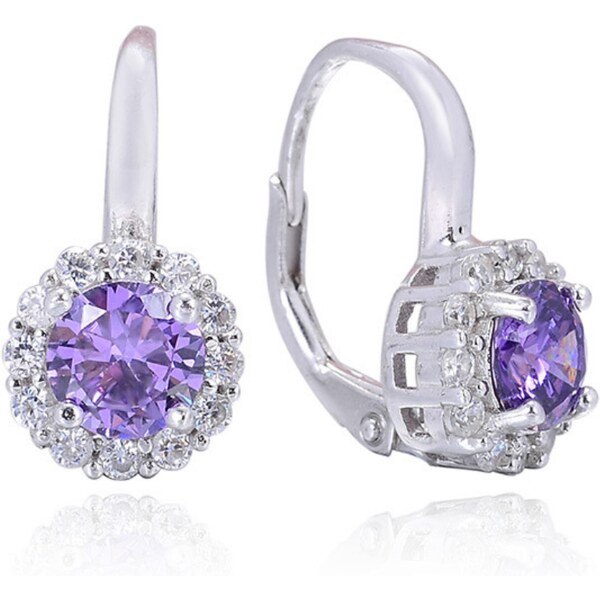 Olivie Strieborné visiace náušnice LILA 2708 14271578