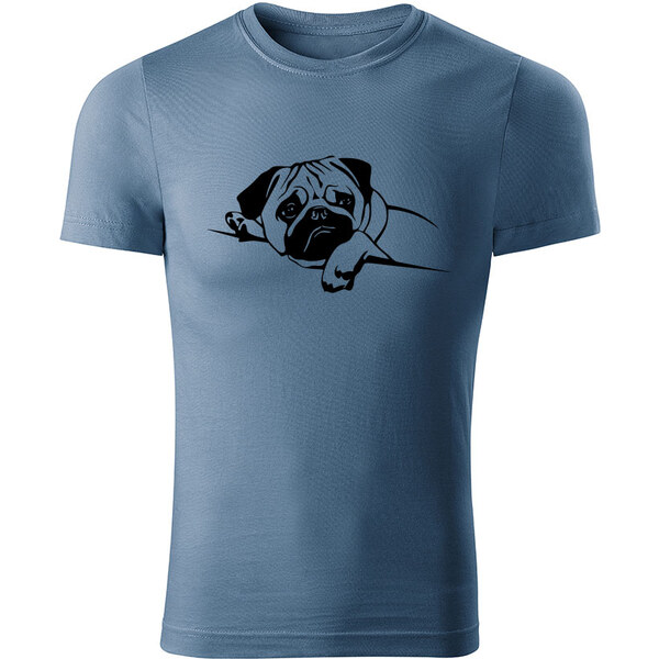 T-ričko Mops pánske tričko 12729520