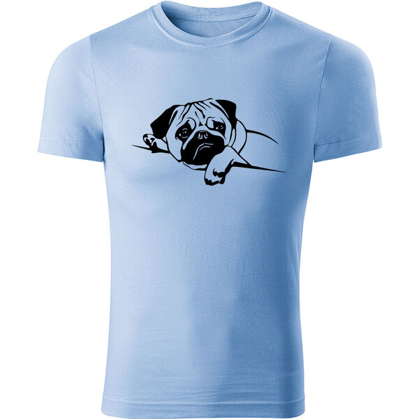T-ričko Mops pánske tričko 12729522