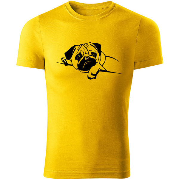 T-ričko Mops pánske tričko 12729527