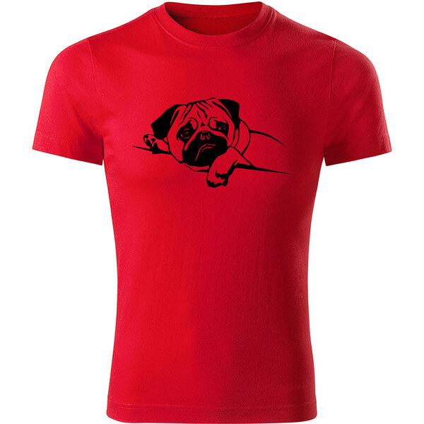 T-ričko Mops pánske tričko 12729529