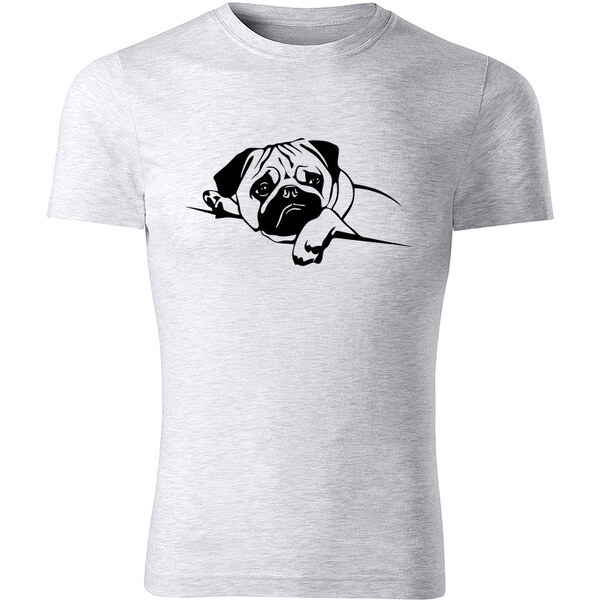 T-ričko Mops pánske tričko 12729514