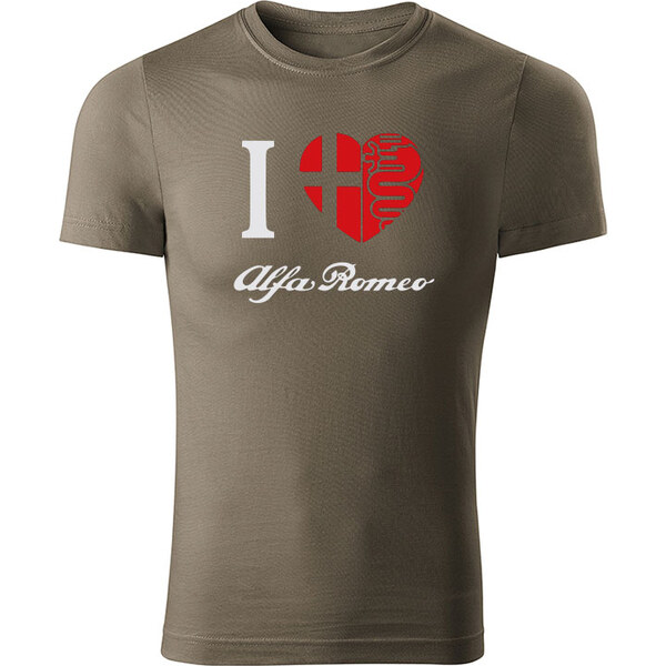 T-ričko I Love Alfa Romeo pánske tričko 10577942