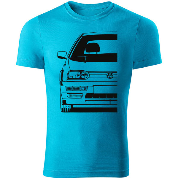 T-ričko Volkswagen Golf Mk3 GTi Half pánske tričko 11033092