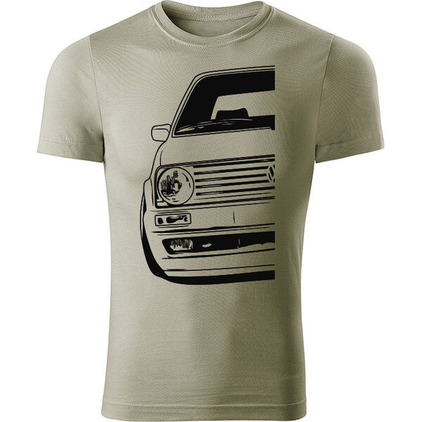 T-ričko Volkswagen Golf Mk2 GTi Half pánske tričko 11033095