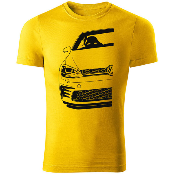 T-ričko Volkswagen Golf Mk7 GTi Half pánske tričko 11040854